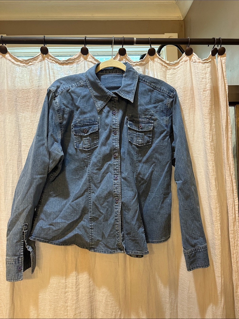 Riders by Lee Indigo Denim Jacket with Embroidered Script